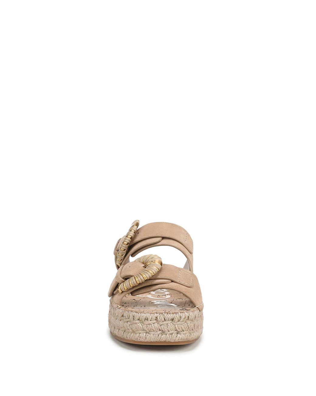 Sam Edelman Natural Tabbey Regular Fit Slides