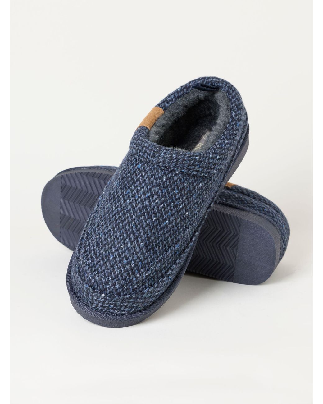 FatFace Blue Fatface Lewis Textile Mule Slipper for men