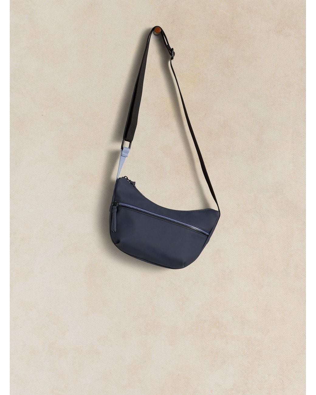 White Stuff Dark Alex Rubberised Cross-Body Bag in Blue | Lyst
