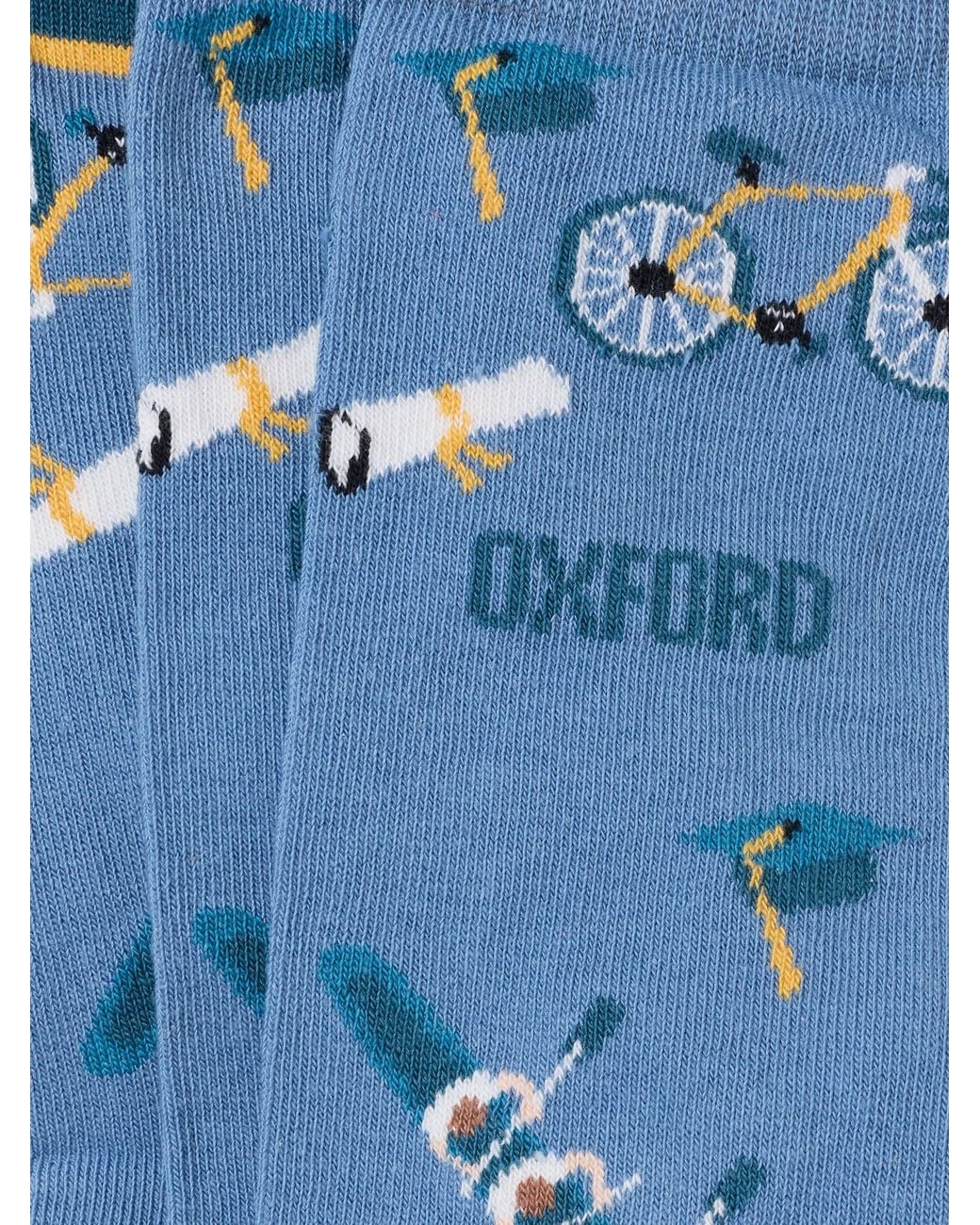 FatFace Blue Fatface Oxford Socks for men