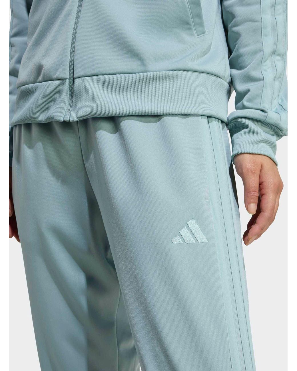 Adidas Blue Essentials 3-Stripes Tracksuit