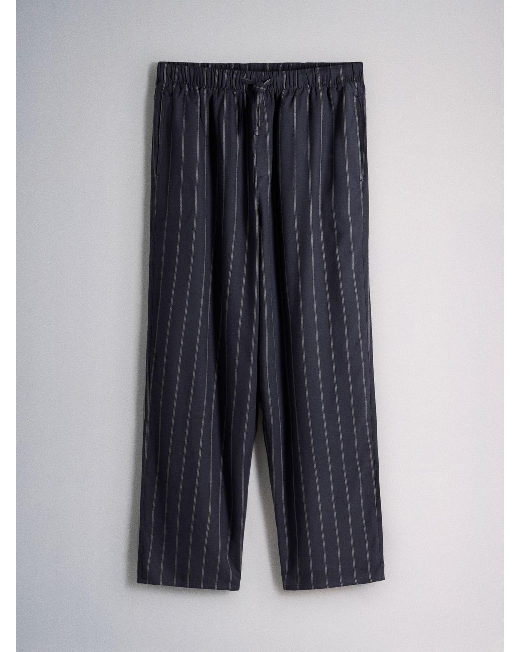 The Set Blue 2 Pack Henley Check Pyjamas for men