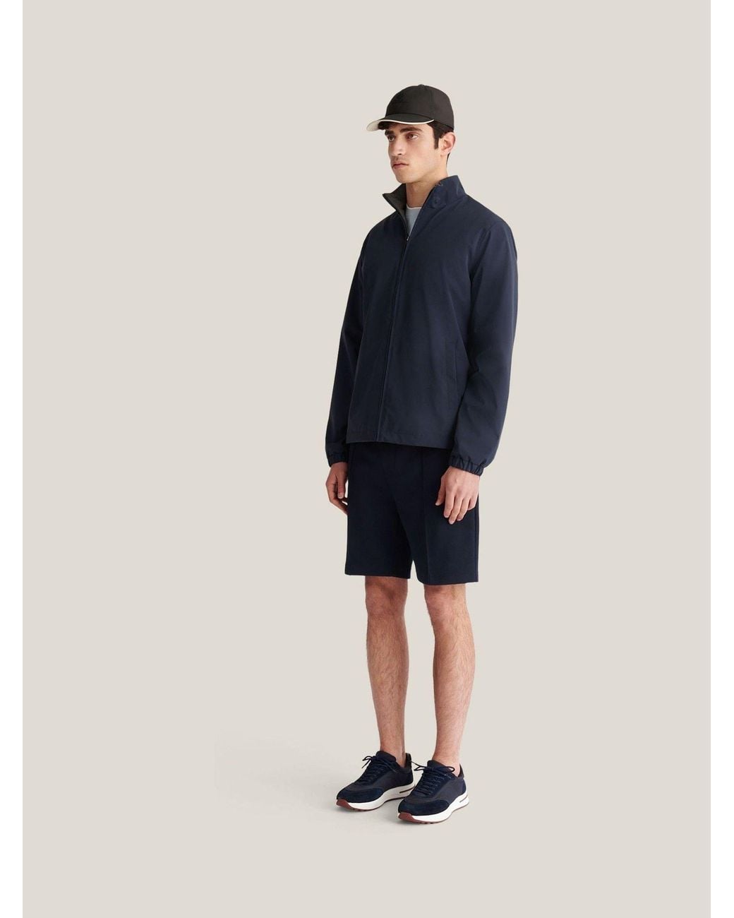 Peckham Rye Blue Zip Jacket for men