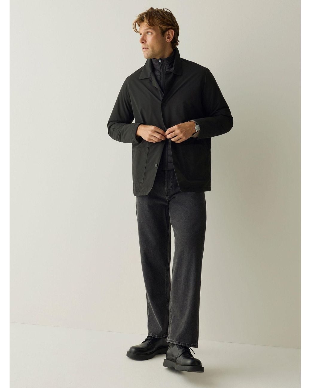 Regatta Black Grenoble Trench Jacket for men