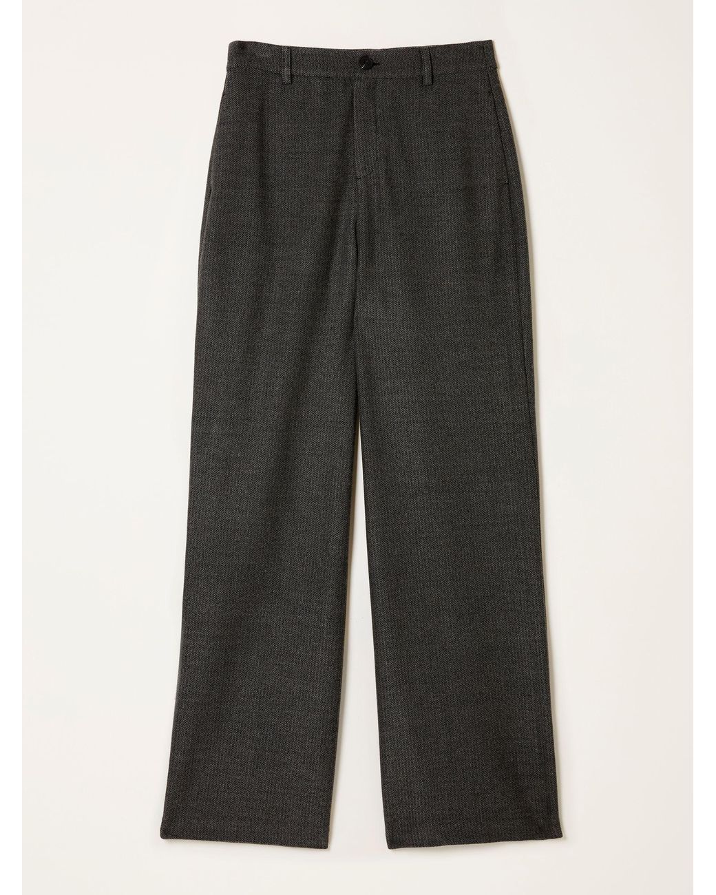 FatFace White Preseley Wide Leg Trousers