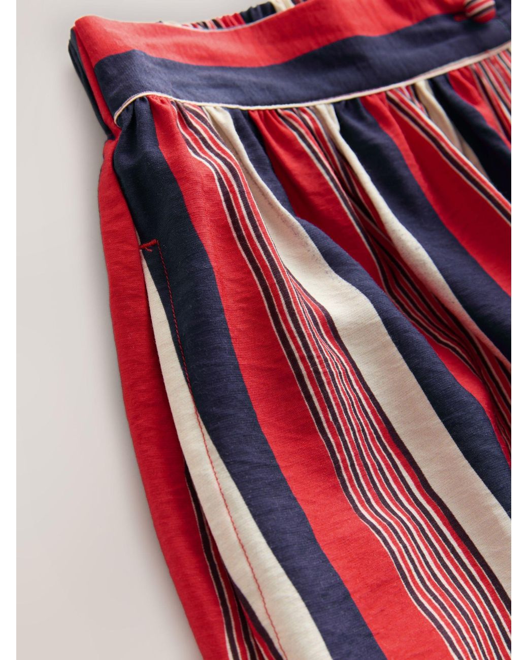 Next Red Button Front Maxi Skirt