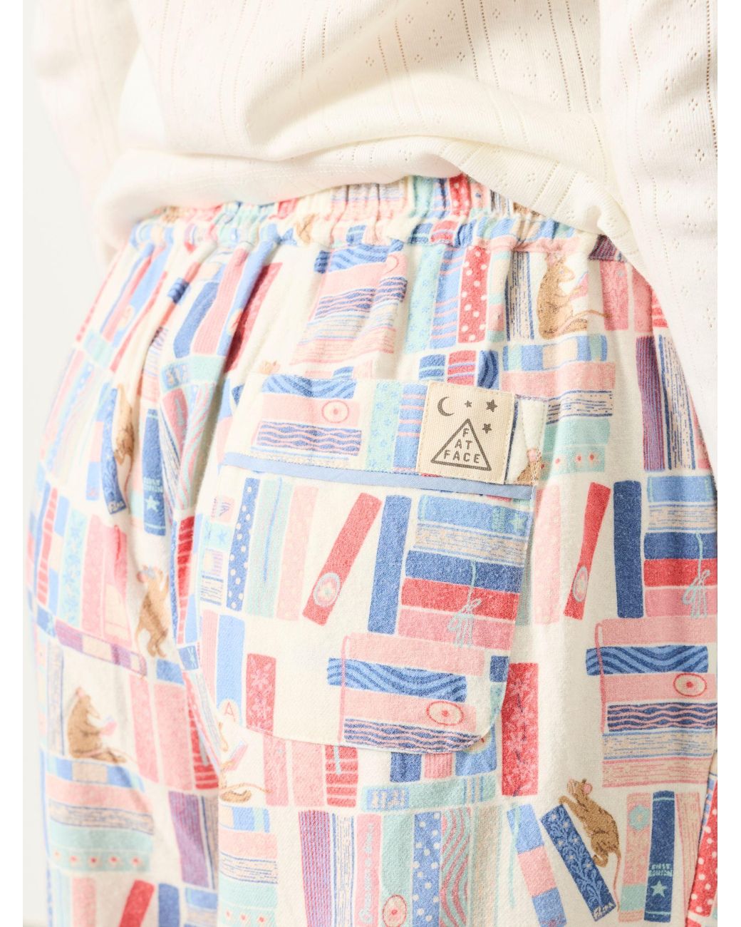 FatFace Pink Lola Wide Leg Pyjama Bottoms