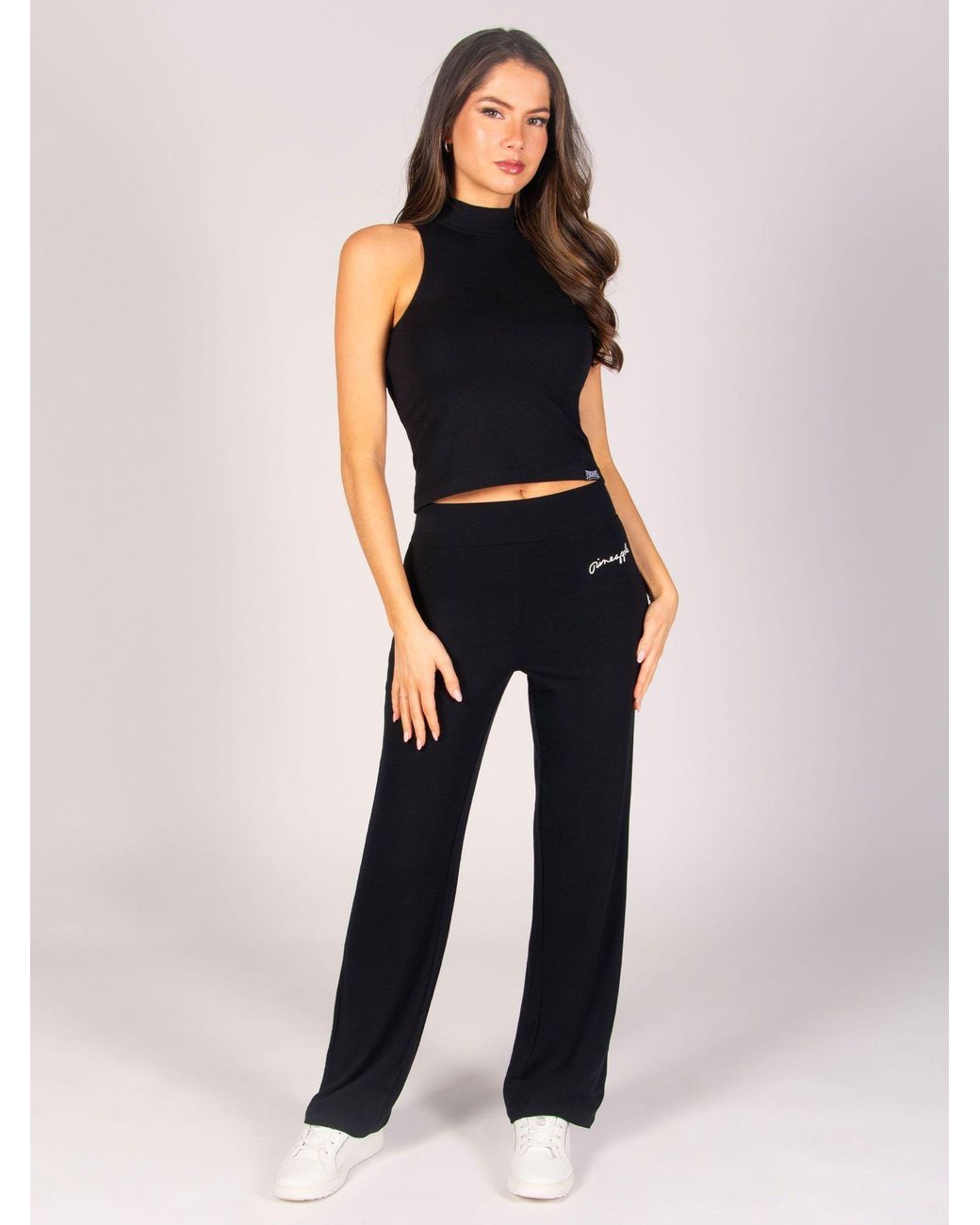 Pineapple Blue Petite Viscose Jersey Joggers
