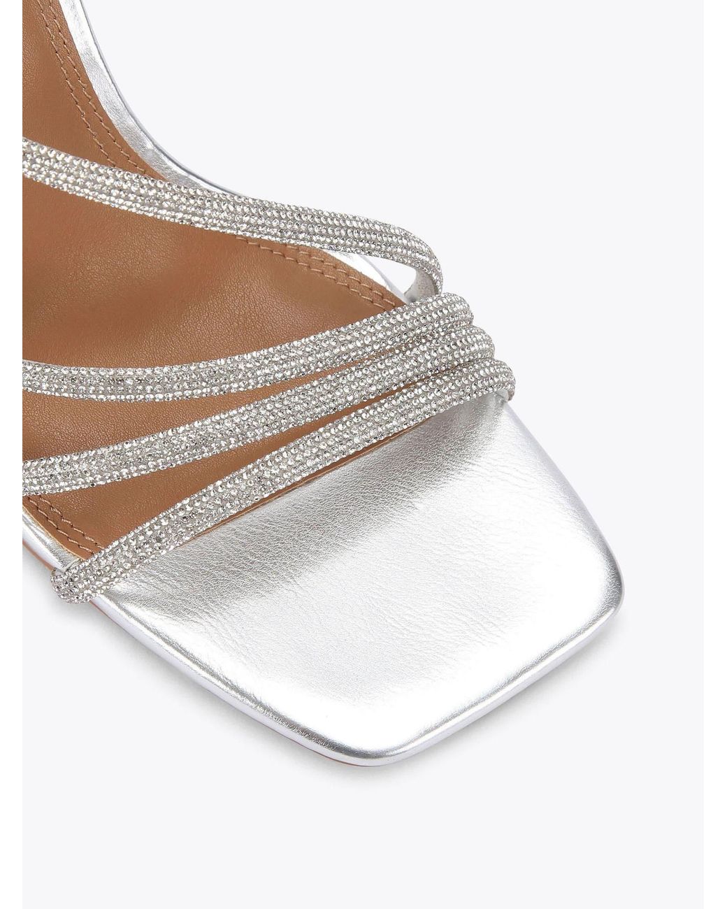 KG by Kurt Geiger White Sweetie Gem Sandals
