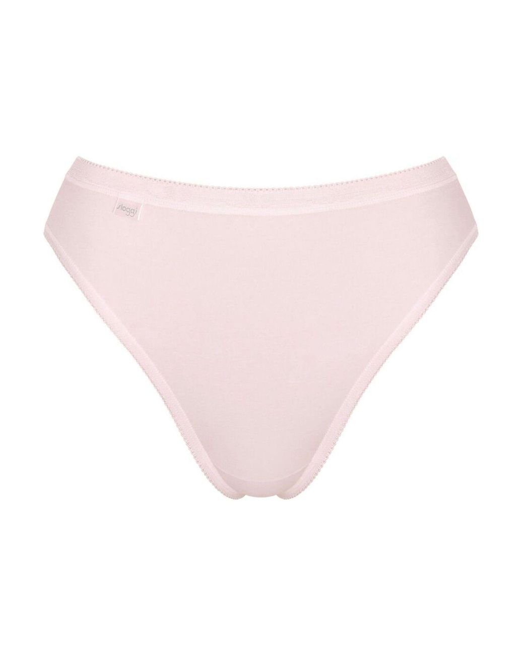 Sloggi Purple Cream High Leg Basic+ Knickers 3 Pack