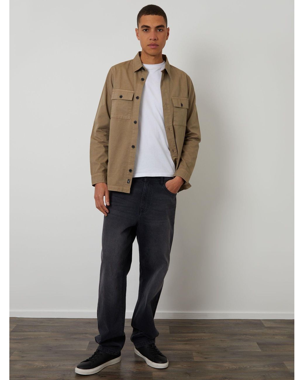 Threadbare Natural Lightweight Jacket for men