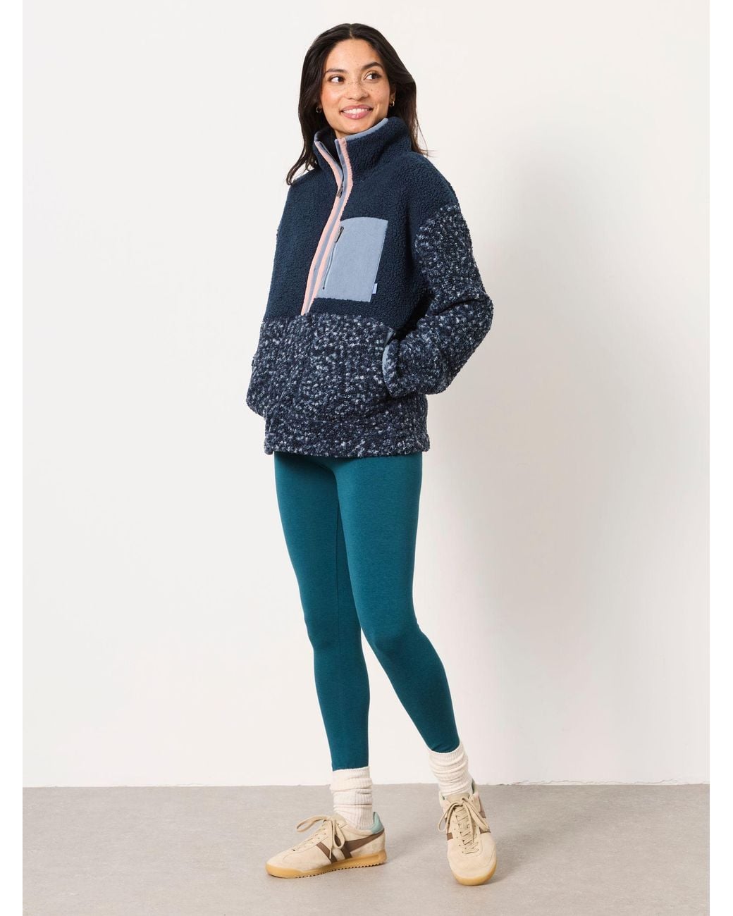 FatFace Blue High Rise Legging
