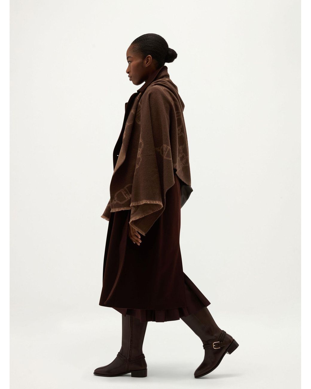 Hobbs Brown Adley Wide Scarf