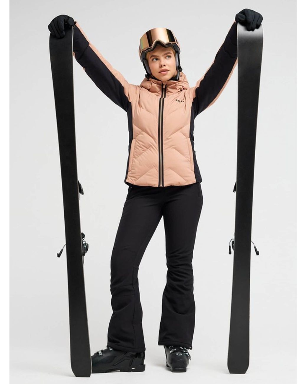 Roxy Natural Latte Snowdrift Technical Snow Jacket