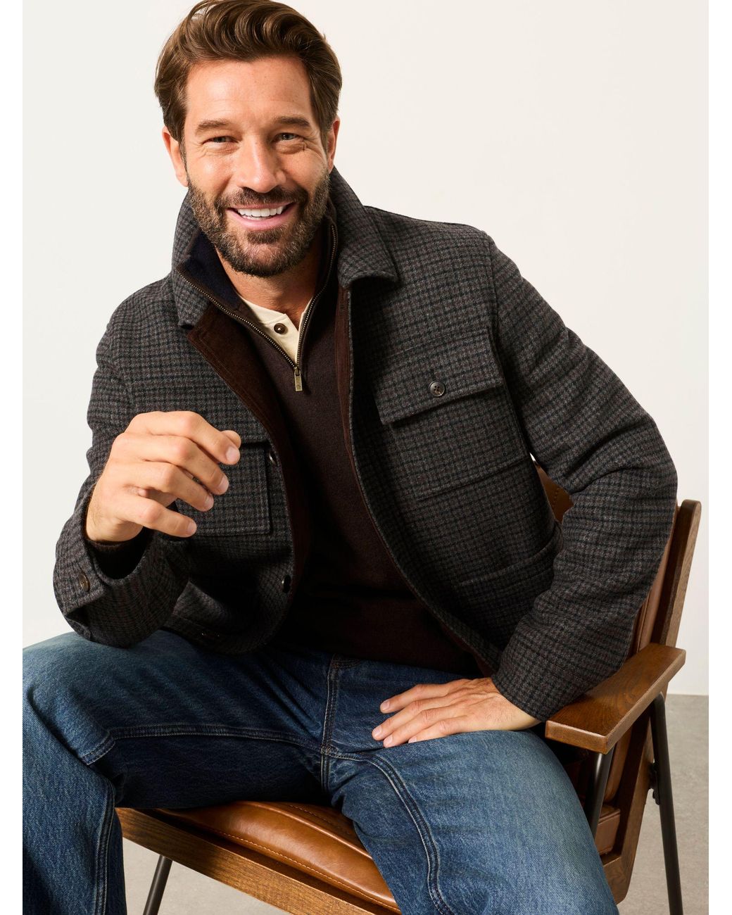 FatFace Black Jacket for men