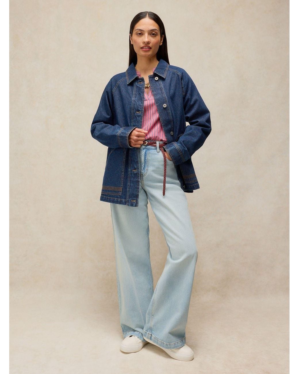 White Stuff Blue Benny Denim Barn Jacket