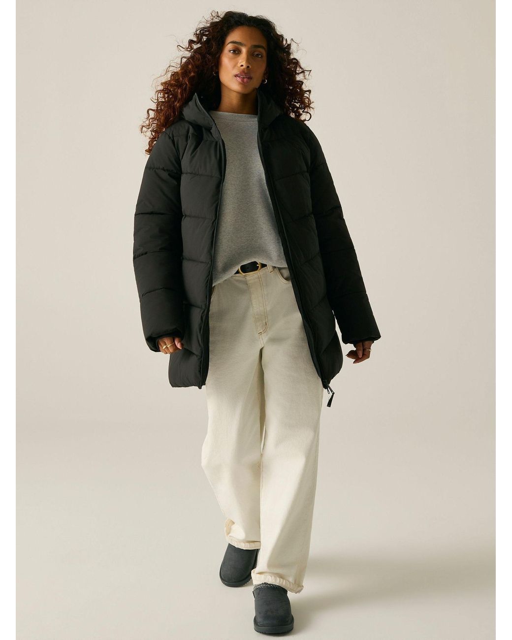 Regatta Black Faye Baffled Jacket