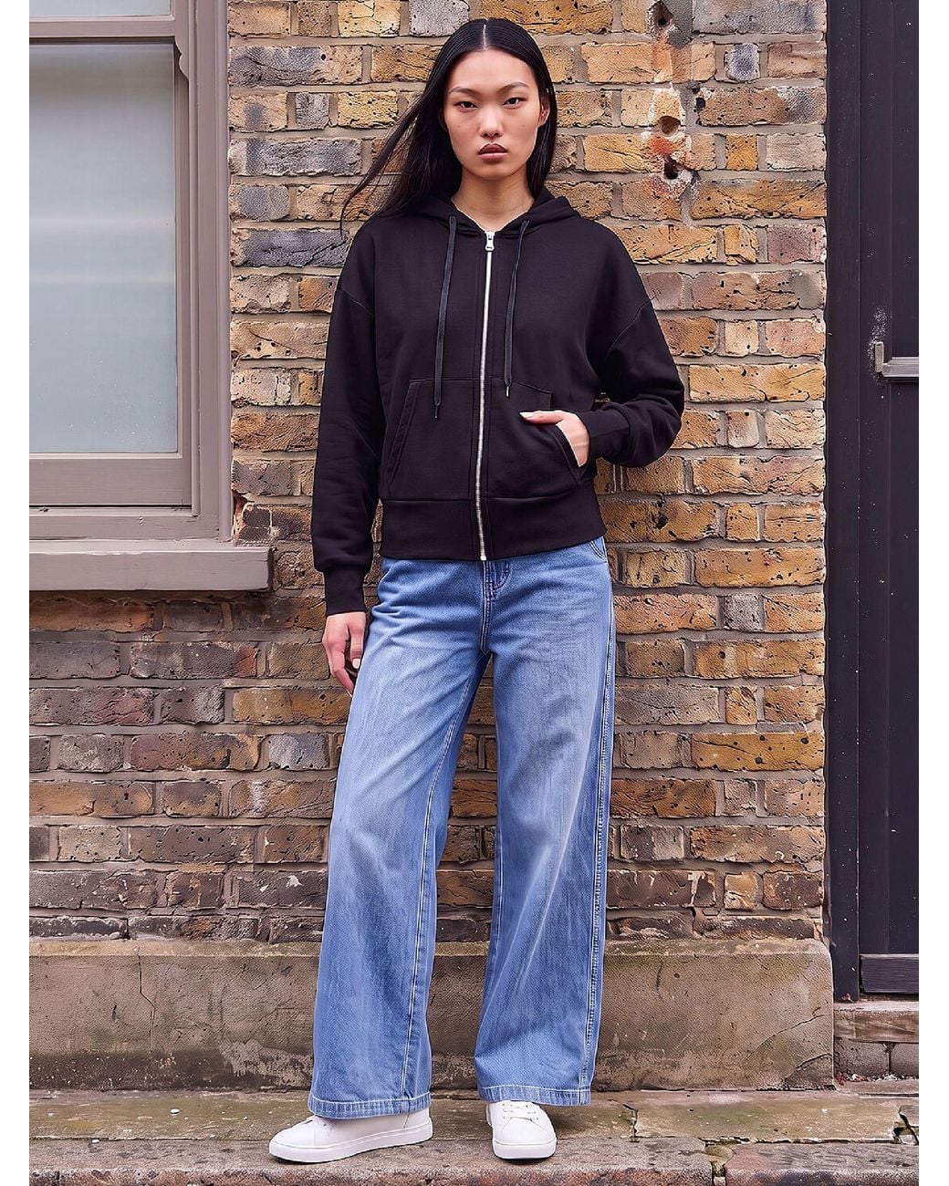 Roman Blue Soft Touch Zip Up Jacket