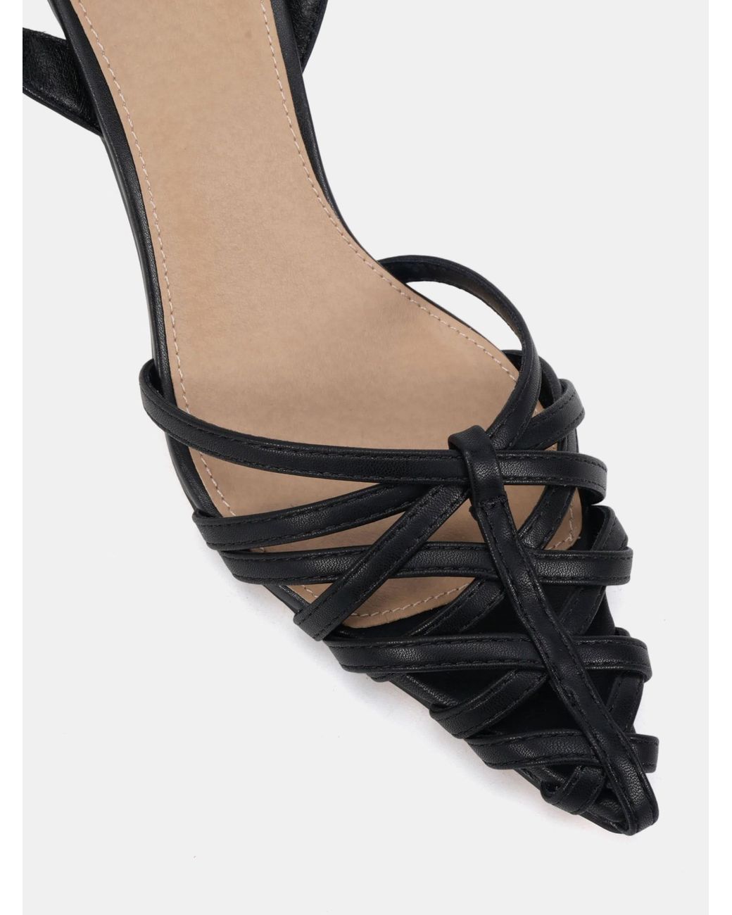 Novo Hilda Strappy Two Part Point Courts in Orange | Lyst