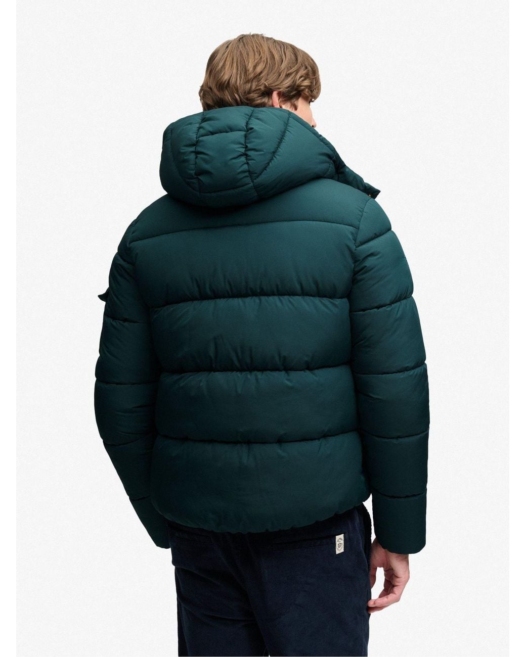 Superdry Green Premium Ripstop Puffer Jacket for men