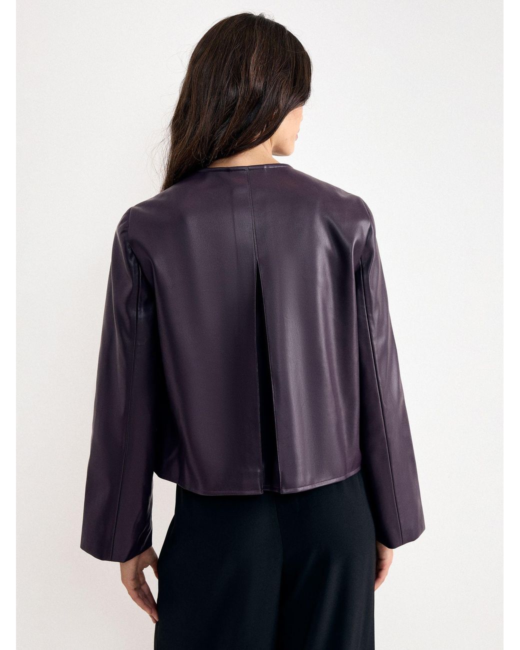 Phase Eight Blue Malina Pu Jacket