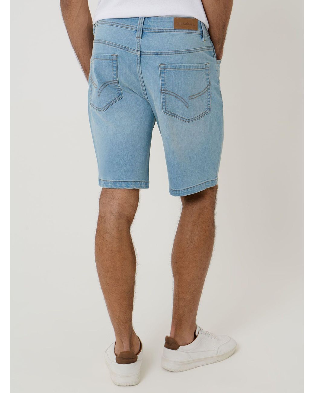Threadbare Denim-Shorts in Blue für Herren