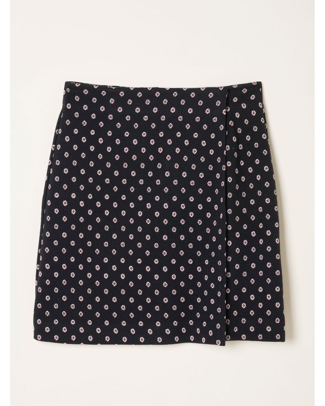 FatFace Black Jackie Metallic Skirt