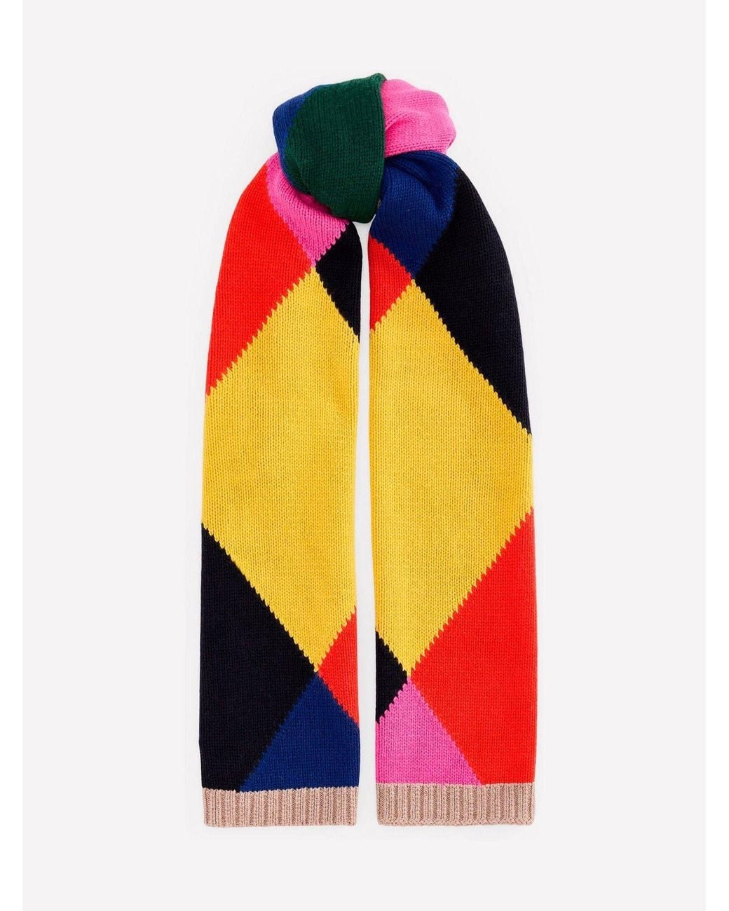 Boden Yellow Knit Scarf