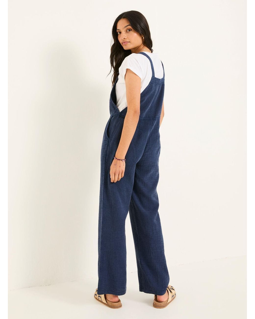 FatFace Blue Fatface Doubles Jumpsuit