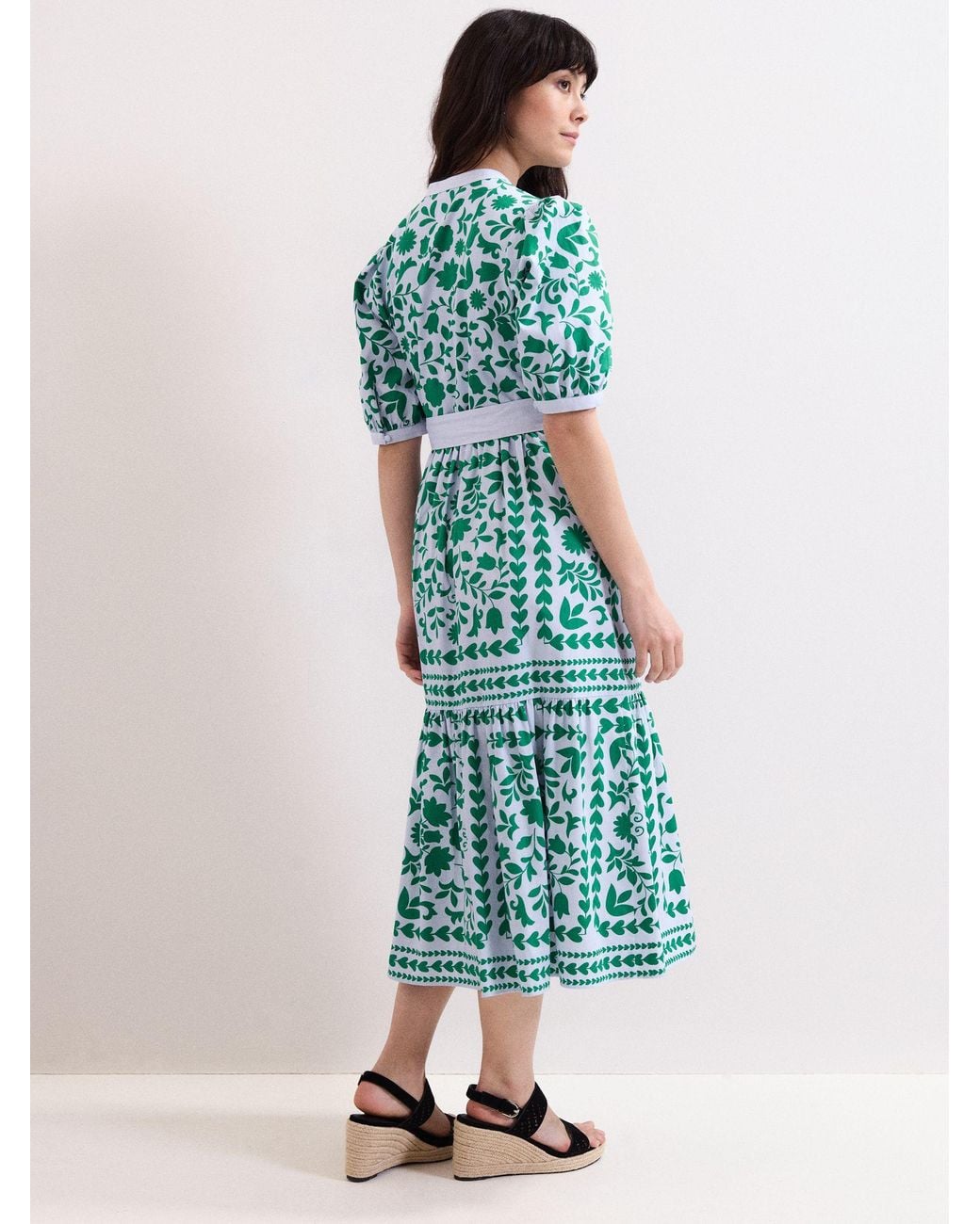 Phase Eight Blue Trinity Midi Dress