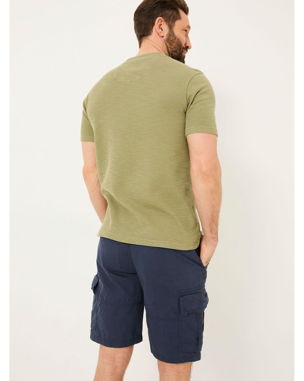 FatFace Green Bude Cargo Shorts for men