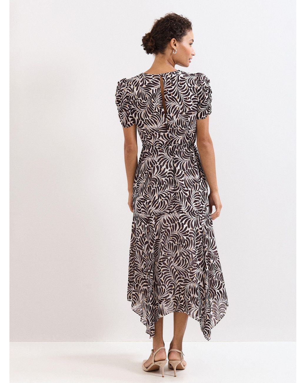 Phase Eight Verity Shimmer Dress in White | Lyst