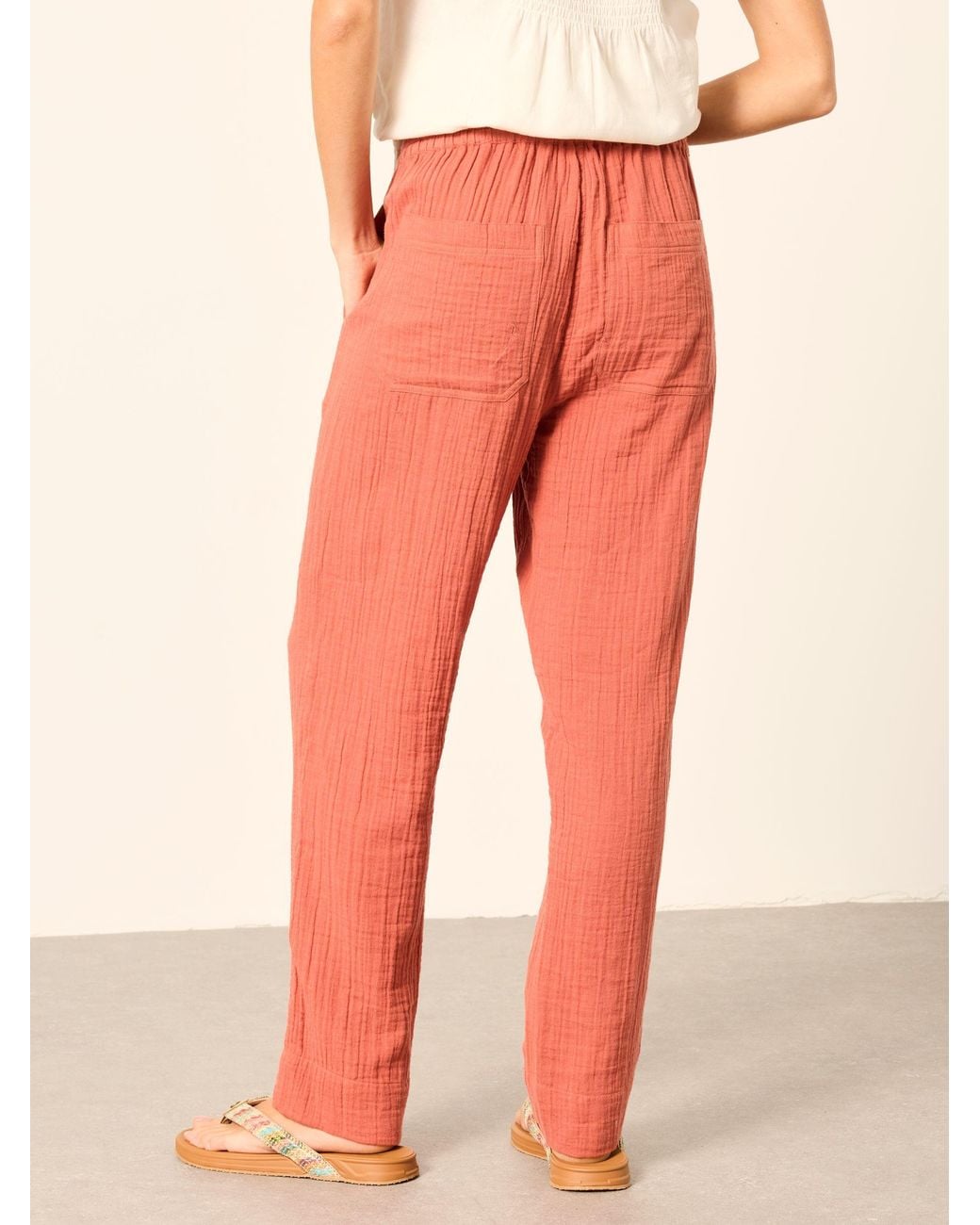 FatFace Orange Charlie Tapered Trousers