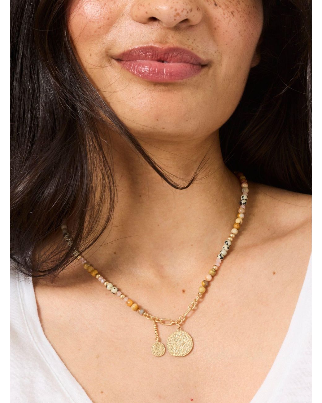 FatFace Natural Fatface Tallisman Necklace