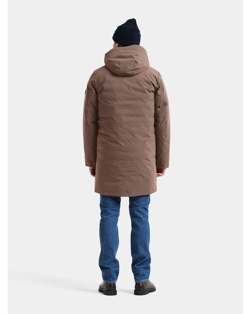 Didriksons Brown Hektor Waterproof Coat for men
