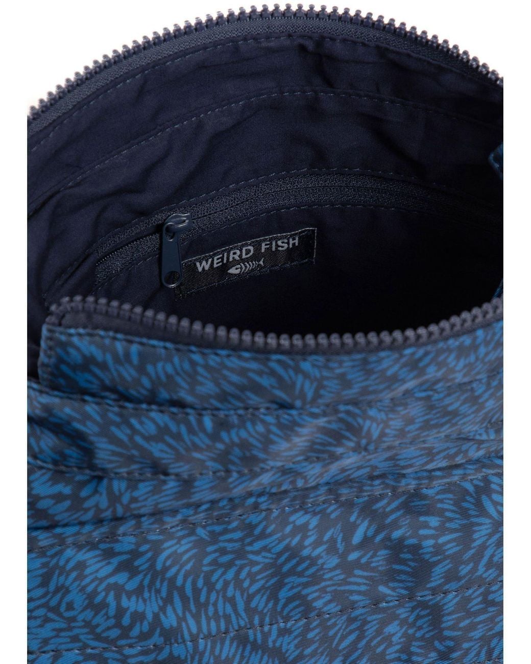 Weird Fish Kait Printed Cross-Body Bag in Blue | Lyst