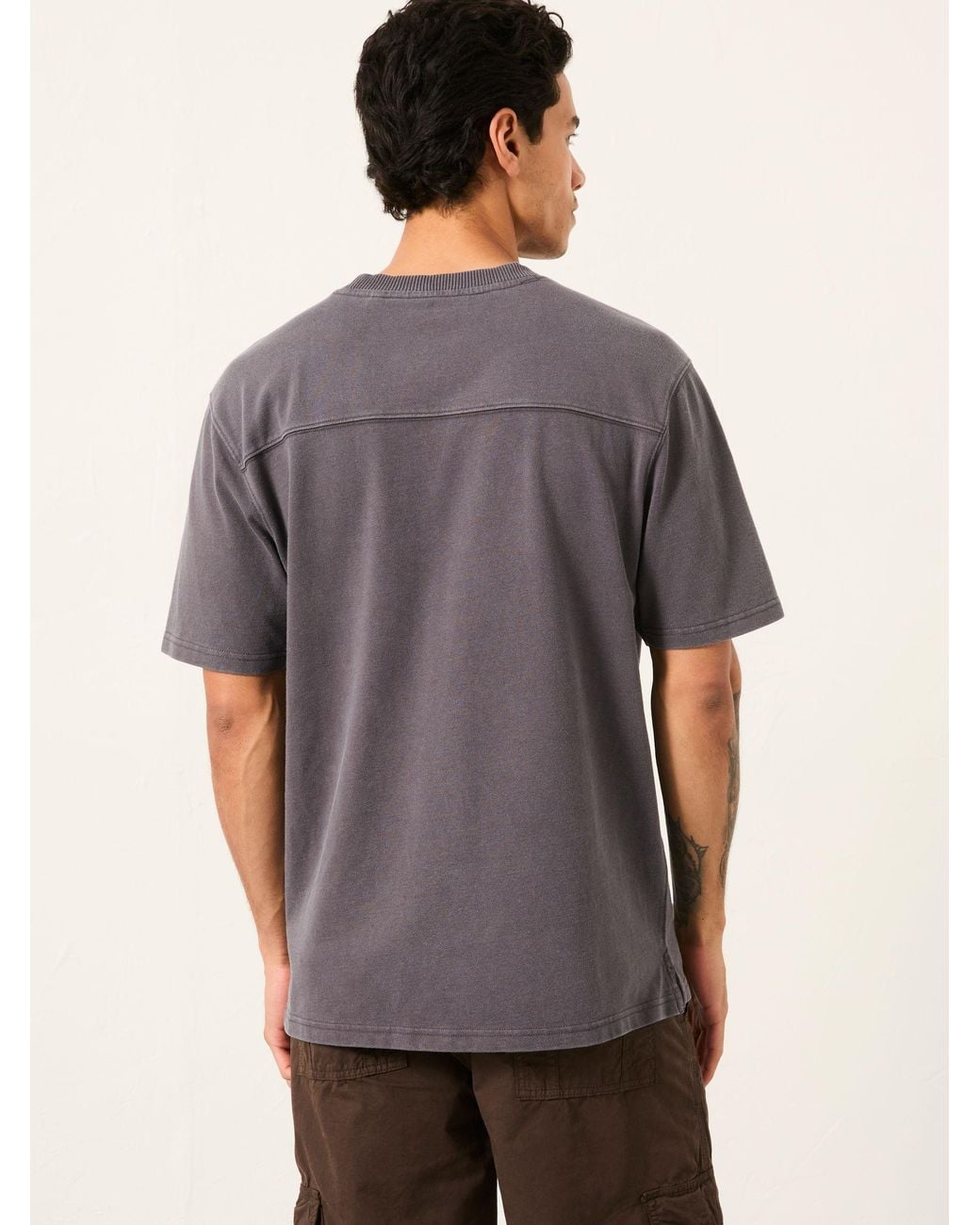 FatFace Gray Alton Short Sleeve T-Shirt for men
