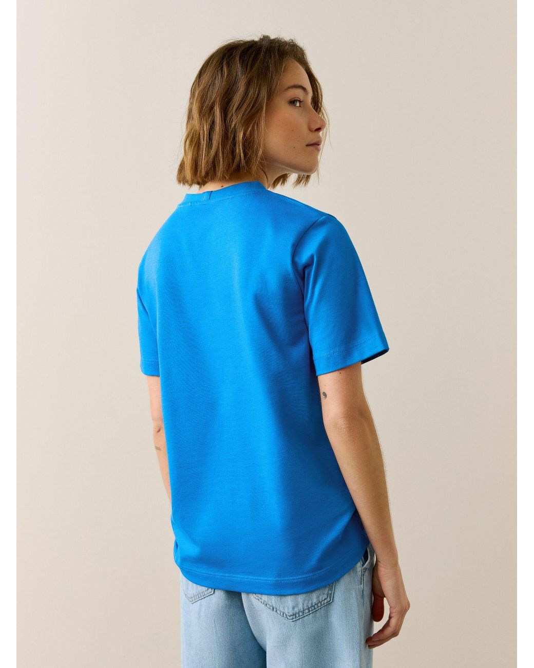 Next Blue Heavyweight Basic T-Shirts 3 Pack