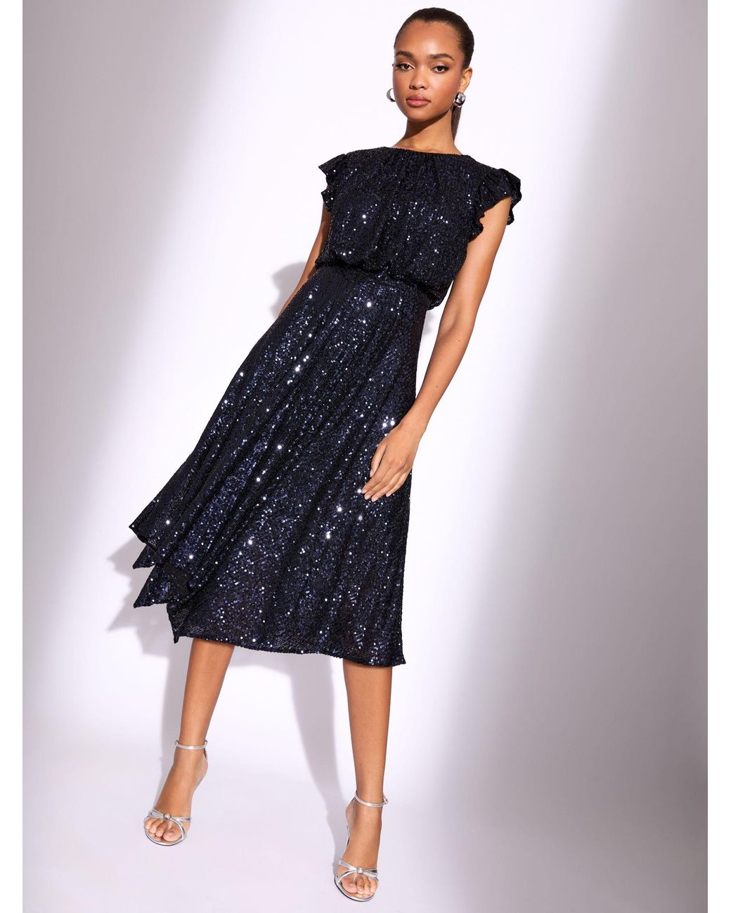 lipsy blue sequin dress Buy Lipsy Blue Sequin Bubble Hem Party Dress (5-16yrs) from Next USA