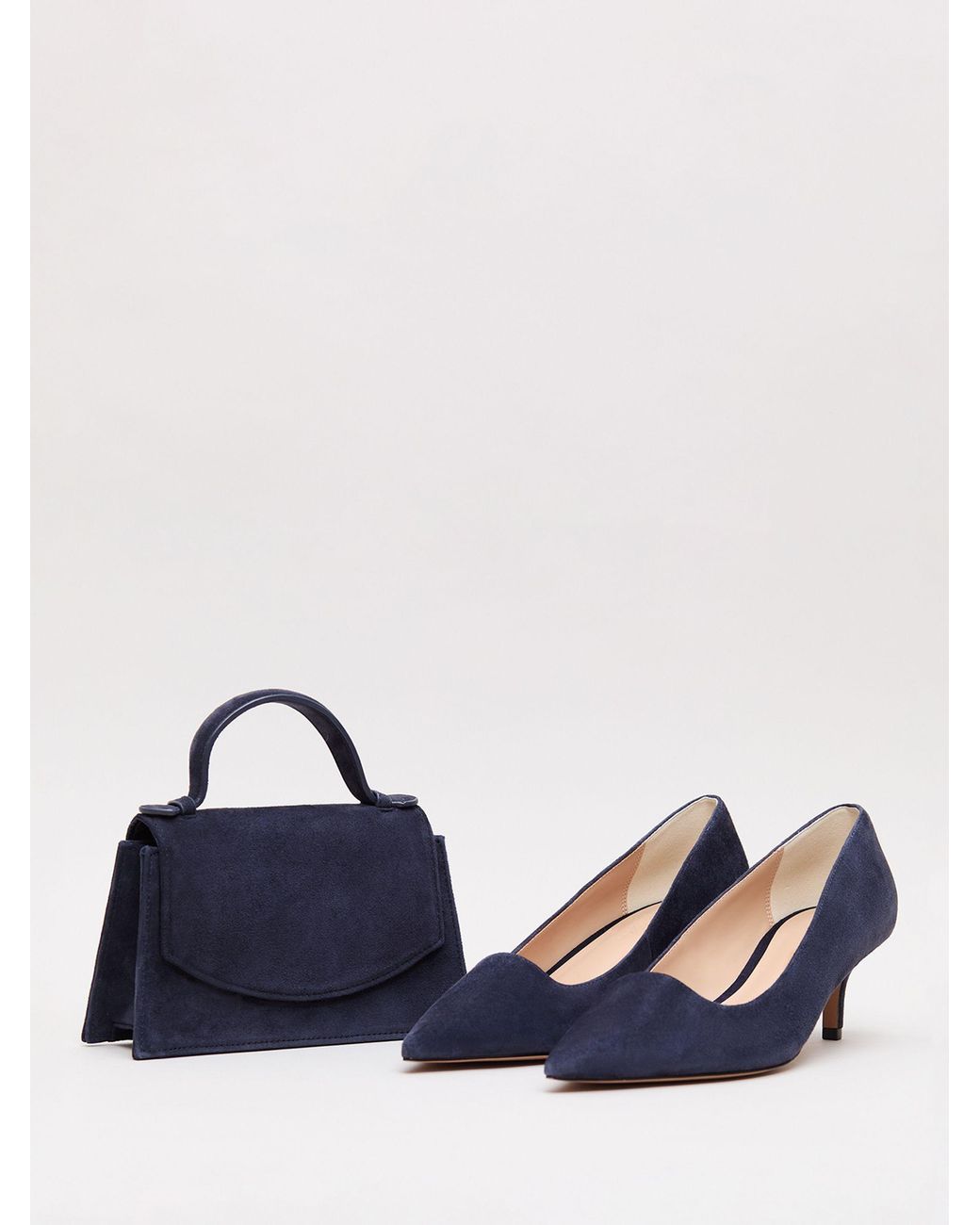 Phase Eight Blue Top Handle Bag