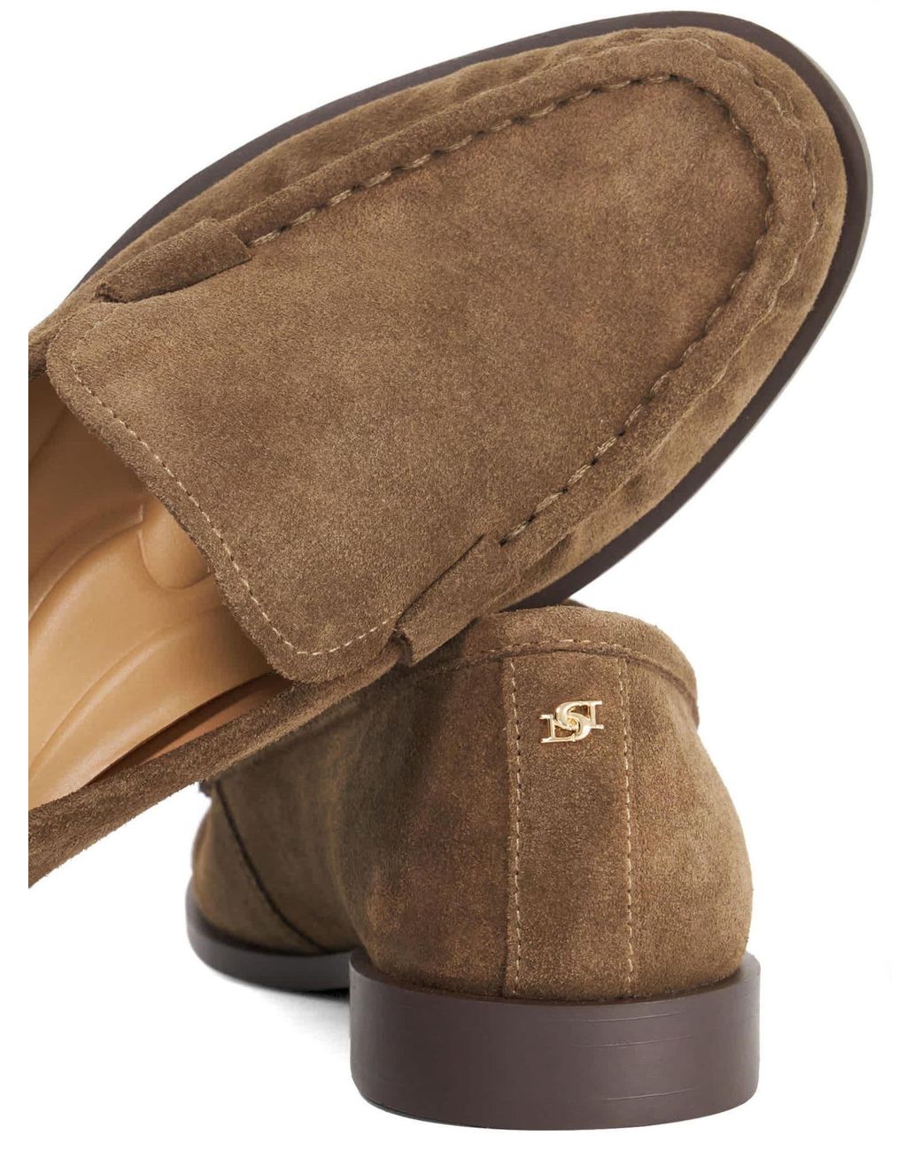 Dune Brown Grates Loafers