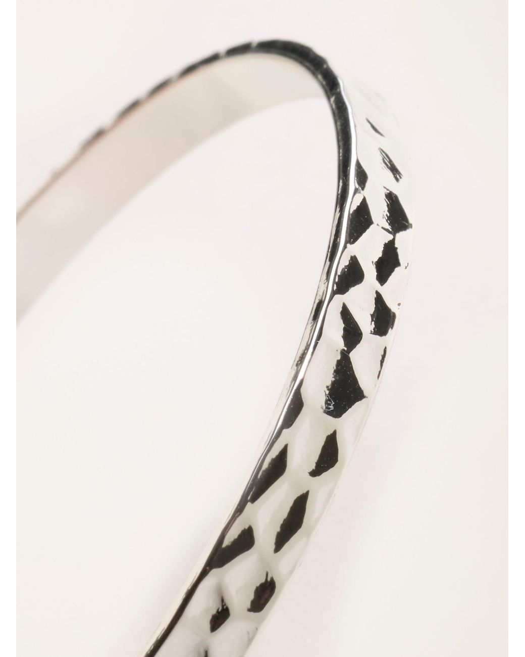 FatFace Blue Hammered Bangle