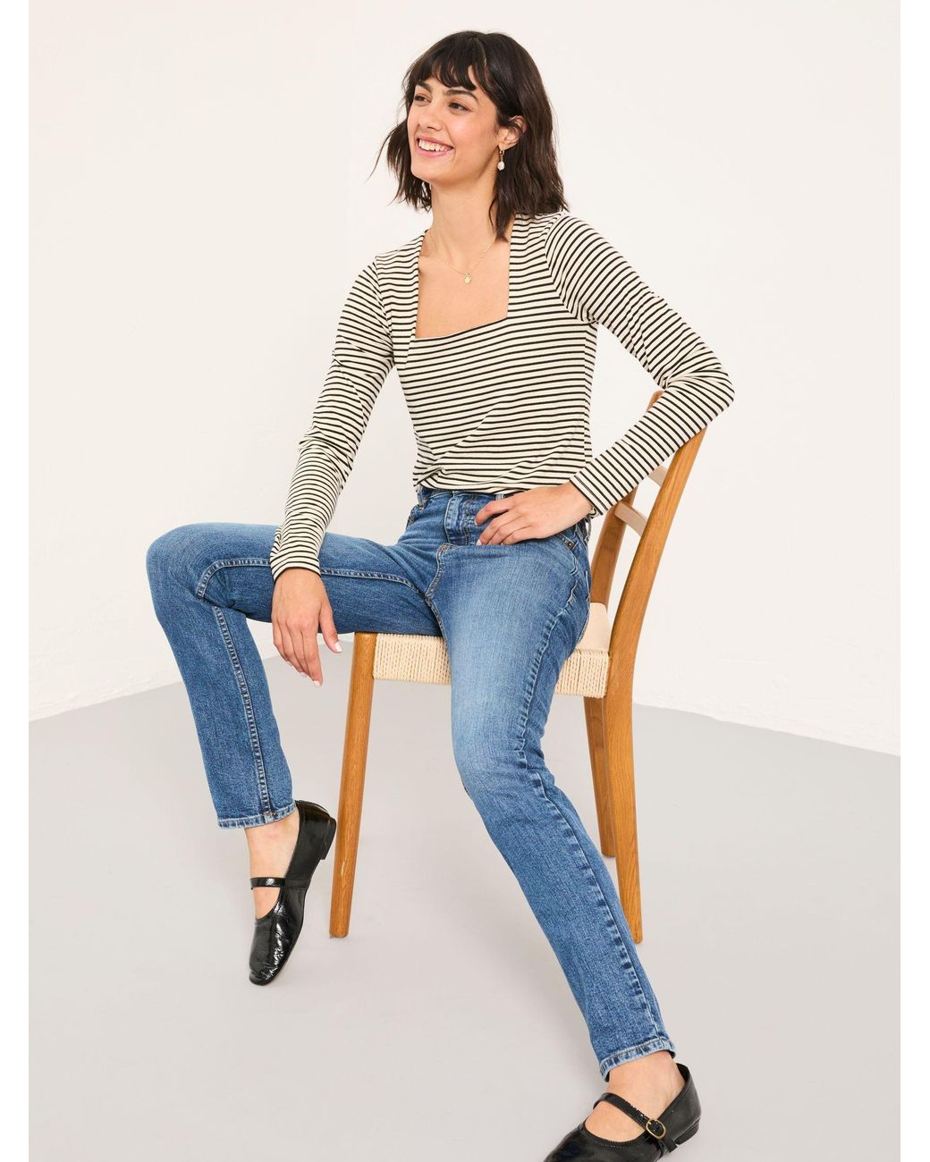FatFace Blue Shenley Slim Jeans