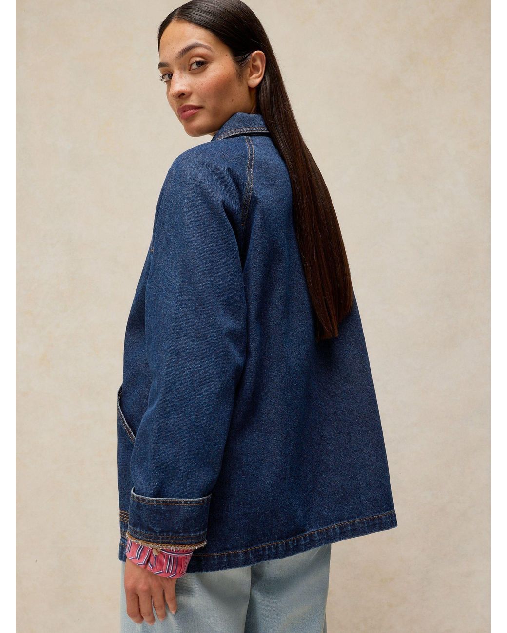 White Stuff Blue Benny Denim Barn Jacket