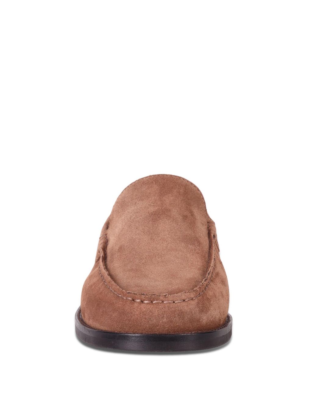 OFF THE HOOK Brown Ronan Suede Apron Loafers for men