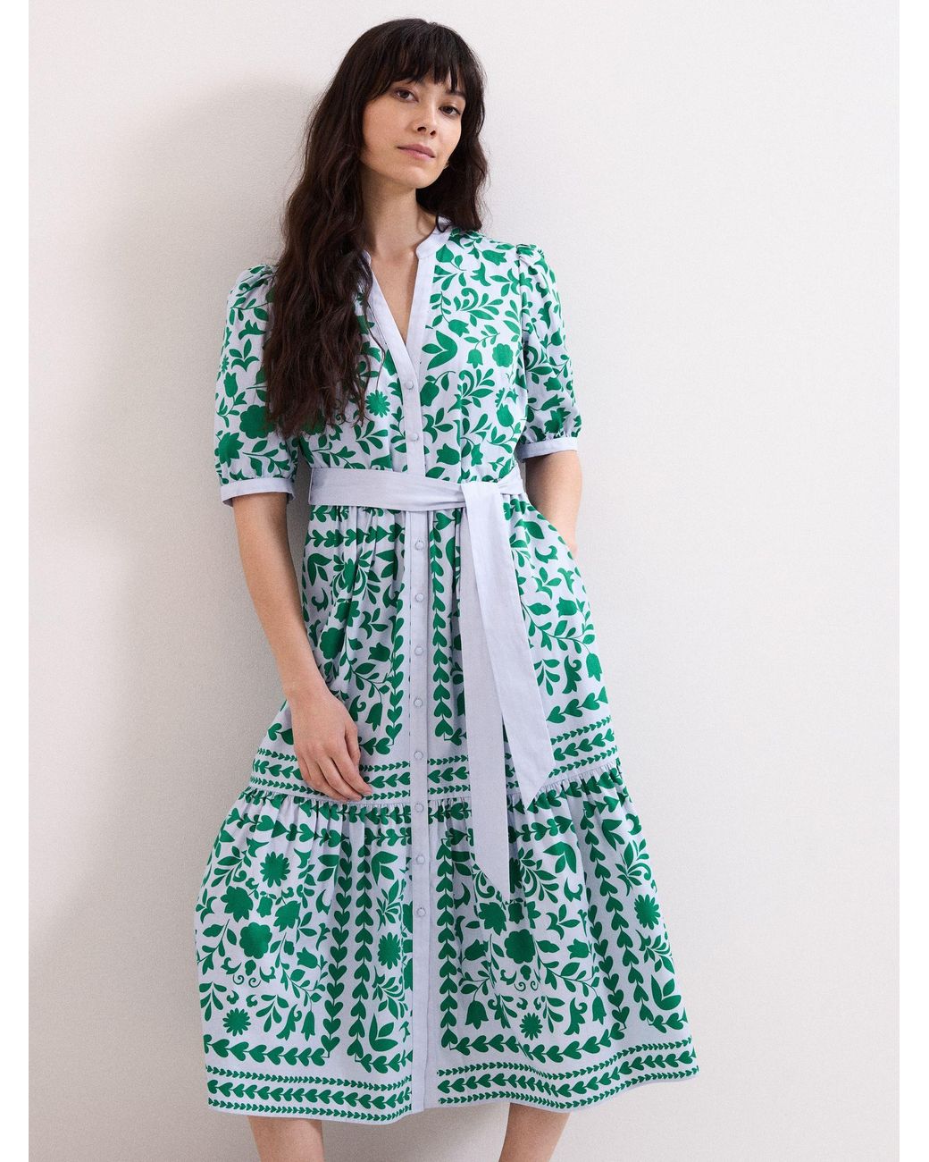 Phase Eight Blue Trinity Midi Dress