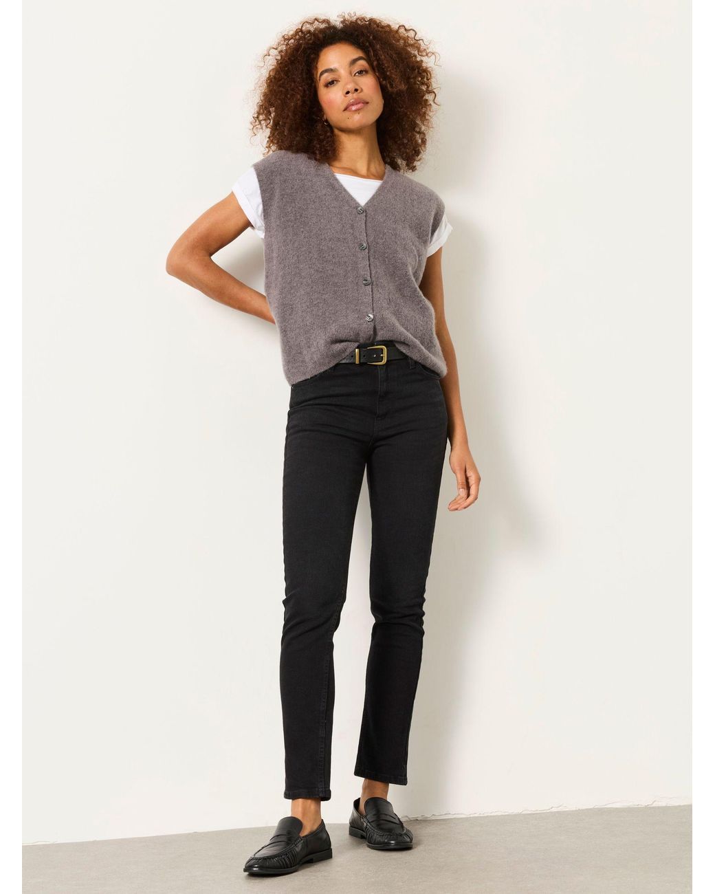 FatFace Black Shenley Slim Leg Jeans