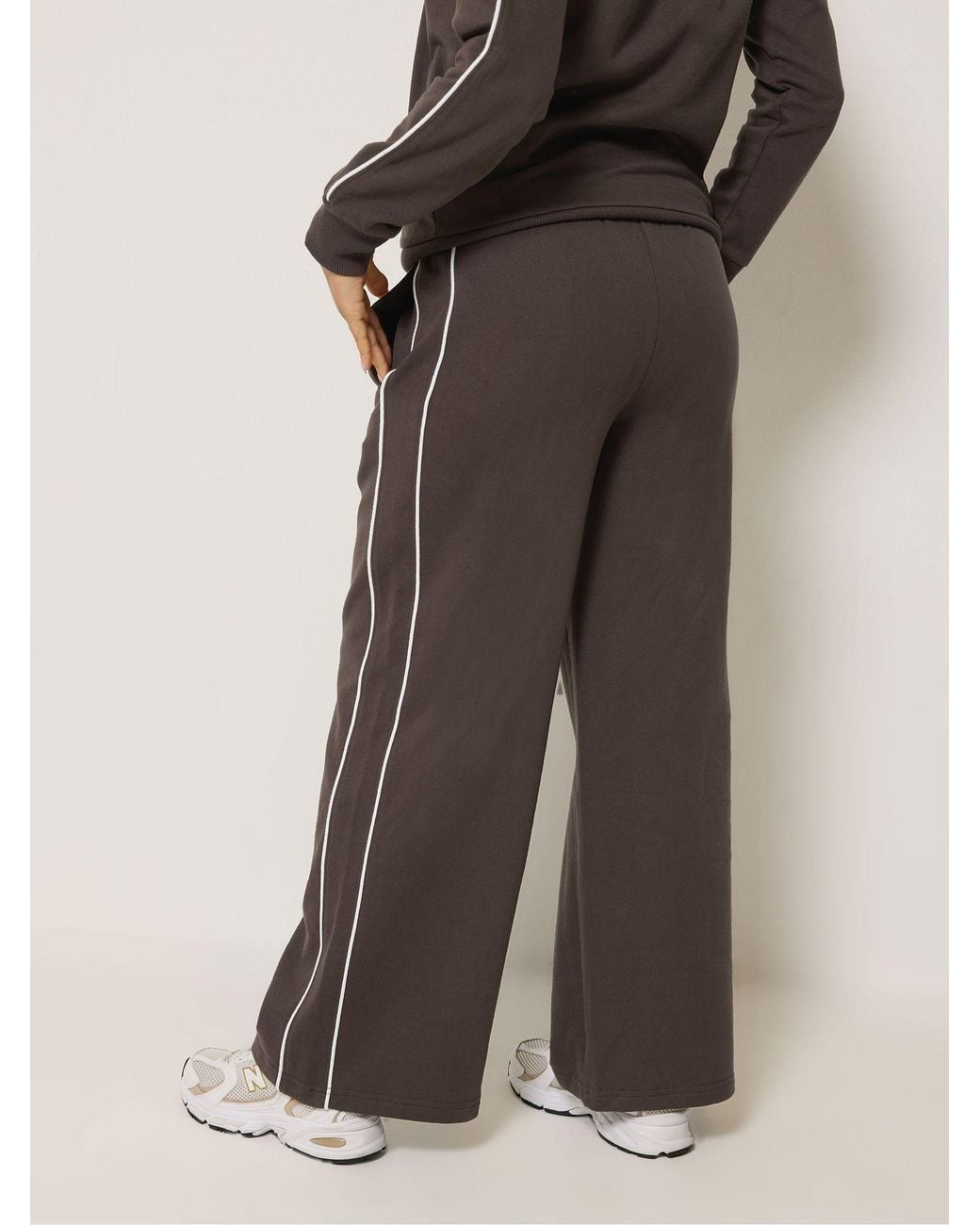 PixieGirl Petite Gray Contrast Joggers