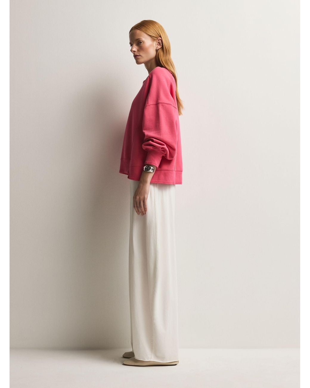 Fp Movement Pink Intercept Pullover Sweat Top