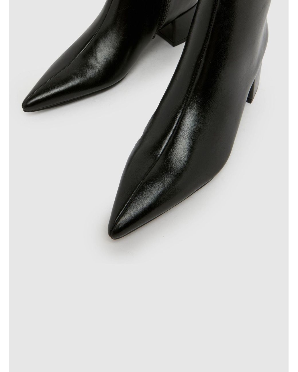 Schuh Black Bridgit Block Point Stiefel